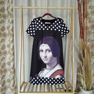 Robe imprimé française Hippocampe