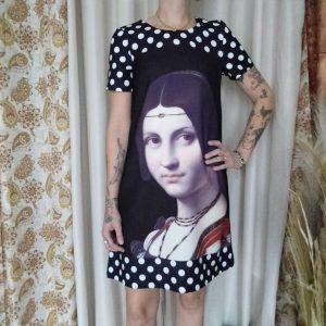 Robe imprimé française Hippocampe