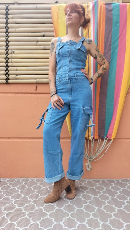 salopette en jeans
