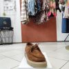 Mocassins en daim camel Chaussures & Accessoires Mademoiselle Hélène Mocassins en daim camel Chaussures & Accessoires Mademoiselle Hélène