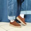 Mocassins en daim camel Chaussures & Accessoires Mademoiselle Hélène Mocassins en daim camel Chaussures & Accessoires Mademoiselle Hélène