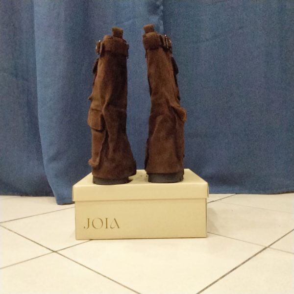 Bottes cargo suédées chocolat Chaussures & Accessoires Mademoiselle Hélène Bottes cargo suédées chocolat Chaussures & Accessoires Mademoiselle Hélène