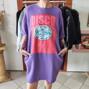 Robe sweat manches courtes