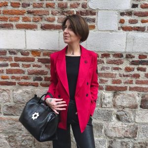 Blazer rouge femme original