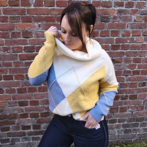 Pull à col roulé