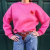 Sweat pastel motif pastèques,Coupe oversize / légèrement ample Manches longues avec poignets resserrés Col rond classique Motif pastèque brodée sur la poitrine Tissu doux et confortable Coloris : rose, blanc, jaune Style casual, streetwear, fun Saison : mi-saison / toute l'année