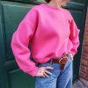 Sweat pastel motif pastèques,Coupe oversize / légèrement ample Manches longues avec poignets resserrés Col rond classique Motif pastèque brodée sur la poitrine Tissu doux et confortable Coloris : rose, blanc, jaune Style casual, streetwear, fun Saison : mi-saison / toute l'année