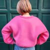 Sweat pastel motif pastèques,Coupe oversize / légèrement ample Manches longues avec poignets resserrés Col rond classique Motif pastèque brodée sur la poitrine Tissu doux et confortable Coloris : rose, blanc, jaune Style casual, streetwear, fun Saison : mi-saison / toute l'année