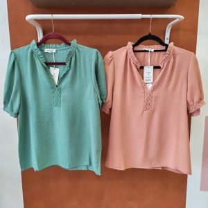 Blouse fluide dentelle bohème