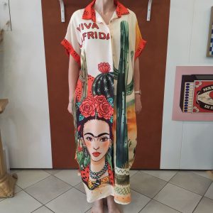 Robe chemise imprimée Frida
