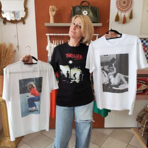 T-shirt graphique vintage